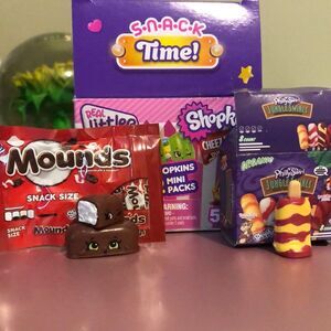 Real littles shopkins  snack time